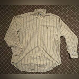 Ralph Lauren Yellow and Blue Striped Shirt